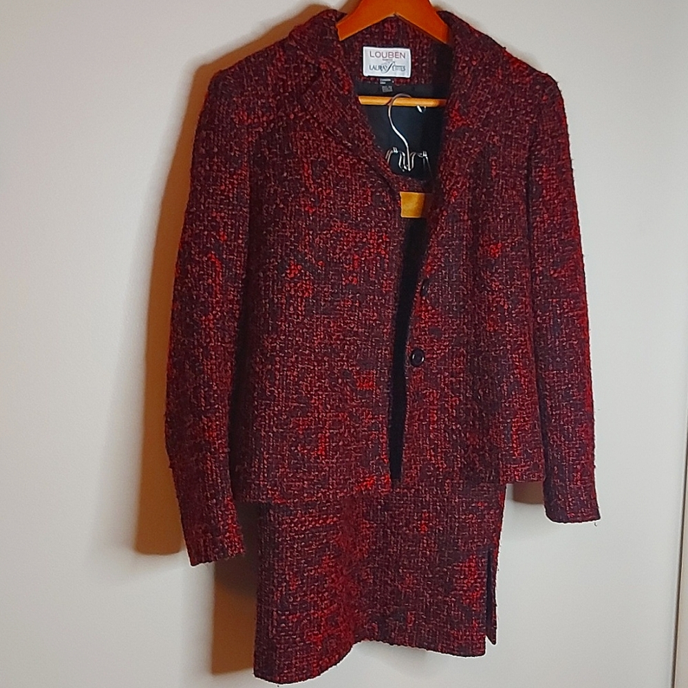 Vintage Louben Tweed skirt suit - Picture 2 of 10